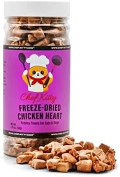 Chef Kitty - Premium Freeze Dried Cat Treats Chicken Heart 1.75oz -Greenies Pet Store 41IjiRWJIqL. AC