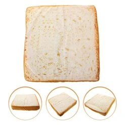 Ipetboom Cat Blanket Cat Beds For Indoor Cats Pet Mats Cushion For Cat And Small Dogs Creative Toast Bread Slice Mattress Warm Comfortable Extended Dog Mat Pad Cat Mat Sofa Pillows -Greenies Pet Store 41LL53d985L