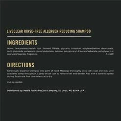 PURINA PRO PLAN Pro Plan LiveClear Starter Kit Featuring Pro Plan LiveClear Cat Food Chicken And Rice Formula And LiveClear Cat Shampoo 12 PURINA PRO PLAN Pro Plan LiveClear Starter Kit Featuring Pro Plan LiveClear Cat Food Chicken And Rice Formula And LiveClear Cat Shampoo -Greenies Pet Store 41LPmMRv5dL