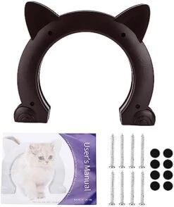 Cat Door Interior Door, Cat Pass Through Door Pet Door Hidden Litter Box Pet Door, Secure Pet Proof Gate Latch, Easy DIY Setup, Secured Installation For Cats, Kitties And Small Dogs (White) 18 Cat Door Interior Door, Cat Pass Through Door Pet Door Hidden Litter Box Pet Door, Secure Pet Proof Gate Latch, Easy DIY Setup, Secured Installation For Cats, Kitties And Small Dogs (White) -Greenies Pet Store 41LwJz0jfQL. AC