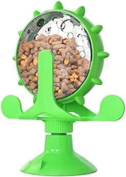 PEPDRO Rotatable Pet Bowl Raised Cat Food Toy Pet IQ Toys For Small Pet Slow Feeder Toy Windmill Interactive Toys Multifunctional Windmill Feeder Cat Toy With Suction Cup Cat Windmill Slow Feeder Toys -Greenies Pet Store 41MqvNMRQNS. AC