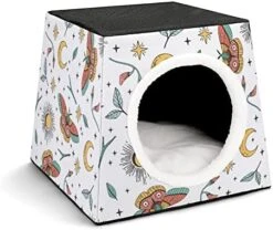 Printed Cat Cube Kitty House Indoor Cats Bed Cat Sofa Small Dogs Shelter Warm And Cozy Food Truck Illustration 18 Printed Cat Cube Kitty House Indoor Cats Bed Cat Sofa Small Dogs Shelter Warm And Cozy Food Truck Illustration -Greenies Pet Store 41NBvTve0aL. AC
