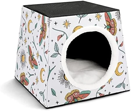 Printed Cat Cube Kitty House Indoor Cats Bed Cat Sofa Small Dogs Shelter Warm And Cozy Food Truck Illustration 6 Printed Cat Cube Kitty House Indoor Cats Bed Cat Sofa Small Dogs Shelter Warm And Cozy Food Truck Illustration - Image 4