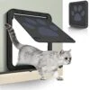 Dog Door For Sliding Door, Screen Porch Doggie Door Cat Door Automatic Closing,Magnetic Self-Closing Screen Door With Locking Function, Sturdy Screen Door For Small Dogs Cats -Greenies Pet Store 41NrKrzOZZL