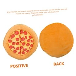 GARVALON Cat Nest Cat House Indoor Pet Mat For Food Indoor Mat Small Dog Cushion Pizza Pet Mat Dog Beds For Small Dogs Small Cat Bed Cat Hideaway Cat Toys Hot Dog Cloth The Dog Kitten Beds -Greenies Pet Store 41P31JIe48L