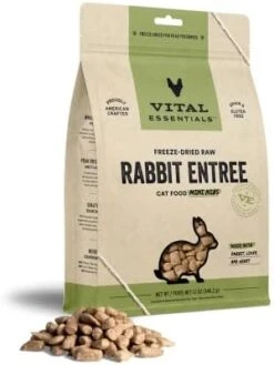 Vital Essentials Freeze Dried Cat Food, Beef & Chicken Mini Nibs 8 Oz -Greenies Pet Store 41PebGJH8qL. AC
