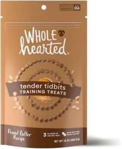 WholeHearted Grain-Free Tender Tidbits Peanut Butter Recipe Dog Training Treats, 16 Oz. -Greenies Pet Store 41QGICV76rL. AC