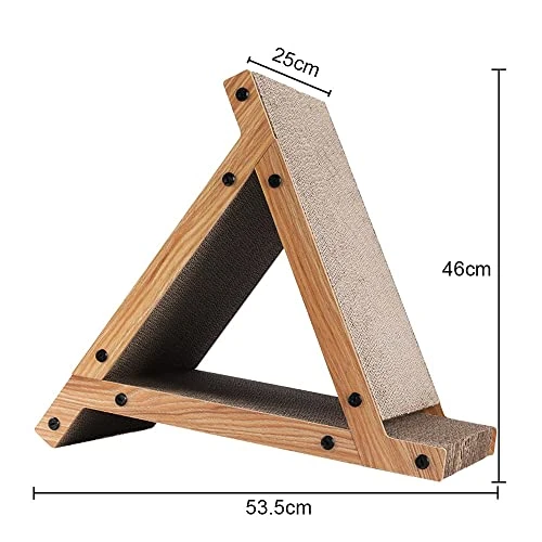 JYDQM Cats Scratcher Lounge Wooden Frame Cat Scratching Board Furniture Protection Detachable Indoor Scratchers (Color : A, Size : One Size) 4 JYDQM Cats Scratcher Lounge Wooden Frame Cat Scratching Board Furniture Protection Detachable Indoor Scratchers (Color : A, Size : One Size) - Image 2