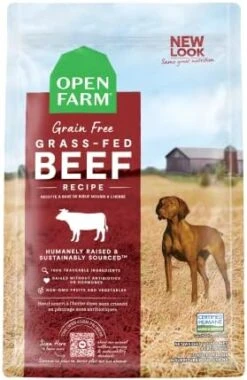 Open Farm Wild-Caught Salmon Grain-Free Dry Dog Food, Fresh Pacific Salmon Recipe With Non-GMO Superfoods And No Artificial Flavors Or Preservatives, 4 Lbs -Greenies Pet Store 41QhqWKrGWL. AC