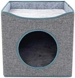 YangYan Folding Cat Nest Summer Closed Deep Sleep Four Seasons Universal Cat House Villa Pet Cat Bed Cat Mat Cat Cushion Cat Kennel (Size : 40 40 36cm) -Greenies Pet Store 41Qt8w3NVEL. AC