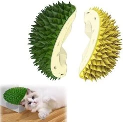 Durian Multifunctional Toys,Durian Cat Scratcher, Durian Shell Cat, Massaging And Removing Floating Hair Cat Dog Toys (2 Pcs) -Greenies Pet Store 41TjnIEx8sL. AC