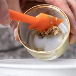 Designer Mini Spatula For Cat And Dog Food Cans & Other Cans, Jars, And Mixing Bowls. Great For Cooking And Baking! — By Crazy Dad’s (1 Green/1 Orange) -Greenies Pet Store 41TnpCNOBzL