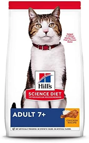 Hill's Science Diet Dry Cat Food, Adult 7+ For Senior Cats, Chicken Recipe, 7 Lb. Bag 9 Hill's Science Diet Dry Cat Food, Adult 7+ For Senior Cats, Chicken Recipe, 7 Lb. Bag - Image 7