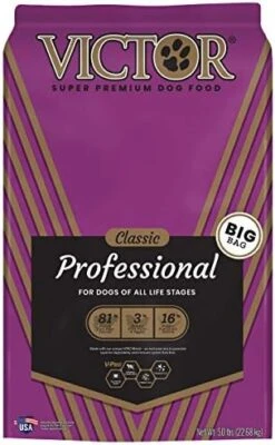Victor Super Premium Dog Food – Professional Dry Dog Food – Super Premium Dog Food With 26% Protein, Gluten Free - For High Energy And Active Dogs & Puppies, 40lbs -Greenies Pet Store 41UFGR84ZTL. AC