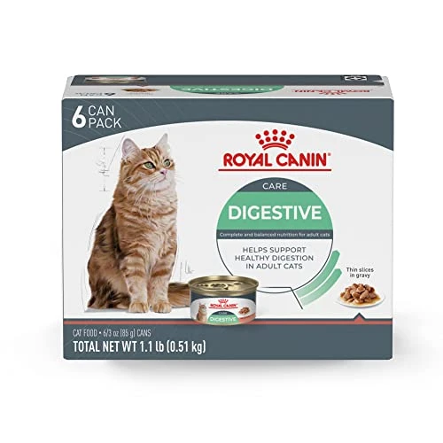 Royal Canin Digestive Care Thin Slices In Gravy Wet Cat Food, 3 Oz Cans 6-count 3 Royal Canin Digestive Care Thin Slices In Gravy Wet Cat Food, 3 Oz Cans 6-count