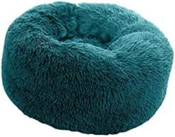 YangYan Super Soft Pet Bed Kennel Dog Round Cat Winter Warm Sleeping Bag Long Plush Puppy Cushion Mat Portable Cat Supplies 46/50/60cm (Color : White Brown, Size : 35cm) -Greenies Pet Store 41WSnlN0JML. AC