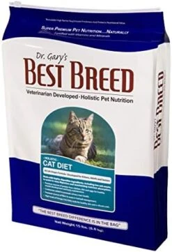 Best Breed Dr. Gary's Cat Diet Slow-Cooked In USA [Natural Dry Cat Food For All Ages] Dark Brown 12 Lbs. (New) -Greenies Pet Store 41Wi6s3CIGL. AC