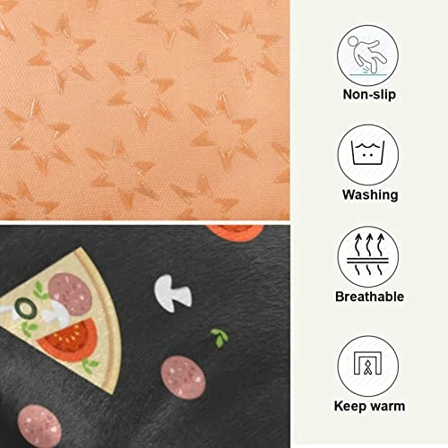 Food Pizza Dog Bed Cat Bed Soft Comfortable Pet Bed Non-Slip Calming Kennel Pad For Small Medium Large Dogs Cats 2116501 5 Food Pizza Dog Bed Cat Bed Soft Comfortable Pet Bed Non-Slip Calming Kennel Pad For Small Medium Large Dogs Cats 2116501 - Image 3