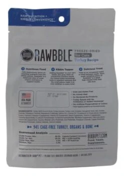 GENERIC Bixbi Rawbble Freeze-Dried Cat Food 2 Flavor Variety, 1 Each: Chicken Salmon, Turkey (3.5 Ounces) Plus Catnip Toy And Fun Animal Facts Booklet Bundle -Greenies Pet Store 41X57raNAxL