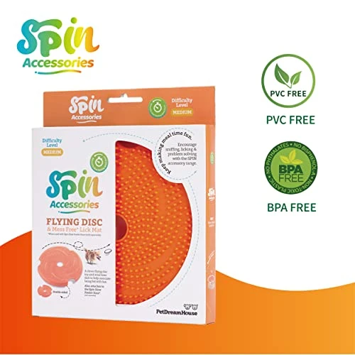 PetDreamHouse Spin Slow Dog Bowl Accessory, Double Sided Lick Mat Insert 5 PetDreamHouse Spin Slow Dog Bowl Accessory, Double Sided Lick Mat Insert - Image 3