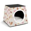 Indoor Cat House Cat Bed Cat Sofa Printed Cat Cube With Small Pillow For Kitty Small Dogs Food Chicken Glove 1 Indoor Cat House Cat Bed Cat Sofa Printed Cat Cube With Small Pillow For Kitty Small Dogs Food Chicken Glove -Greenies Pet Store 41XuT4G8rAL