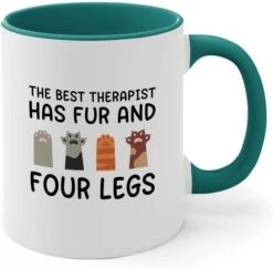 Bubble Hugs Cat Owner 2Tone Pink Mug 11oz - Dedicated Feline - Cat Women Fun Cat Parents Stuff Lady Paws Pet Dad Gifts -Greenies Pet Store 41Z1Q418mzL. AC