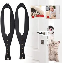 Cat Door Holder Latch,2 Packs Pink Cat Door Alternative Installs Fast Flex Latch Strap Let's Cats In & Keeps Dogs Out Of Litter Food Safe Baby Proof 5 Function Holes No Measuring No Pet Gate -Greenies Pet Store 41ZQFHE00JL. AC