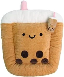 TONBO Soft Plush Small Cute And Cozy Food Dog Cat Bed, Washer And Dryer Friendly (Burger) -Greenies Pet Store 41al3n1H14L. AC