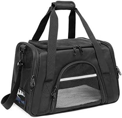 ROSEBB Pet Carrier,Dog Carrier Cat Carrier Airline Approved,Collapsible Soft Sided TSA Approved Pet Carrier For Medium And Small Cats, Puppies Up To 15 Lbs, Cat Travel Carrier(Medium Blue) 14 ROSEBB Pet Carrier,Dog Carrier Cat Carrier Airline Approved,Collapsible Soft Sided TSA Approved Pet Carrier For Medium And Small Cats, Puppies Up To 15 Lbs, Cat Travel Carrier(Medium Blue) - Image 12