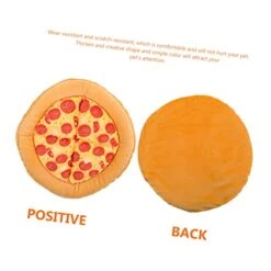 Ipetboom Outdoor Toys 2pcs Cat Thermal Supple Supplies Mat Cm Kitten Pizza Toy Cats Bed Dog Round Creative House Cushion Shaped Small Kittens Sleeping Pad Warm Mats Resting For Puppies Large Cat Bed -Greenies Pet Store 41aun3vt5QL