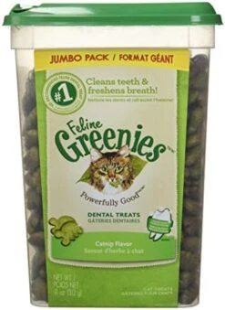 FELINE GREENIES Natural Dental Care Cat Treats Catnip Flavor, 5.5 Oz. Pack 15 FELINE GREENIES Natural Dental Care Cat Treats Catnip Flavor, 5.5 Oz. Pack -Greenies Pet Store 41bNFS2PjcL. AC