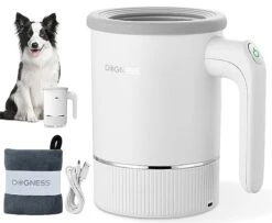 DOGNESS Automatic Dog Paw Cleaner, Electric Paw Washer For Dogs Portable Paw Cleaner Cup, Dog Foot Cleaning Machine USB Rechargeable, Designed For Medium To Large Dogs (White) 17 DOGNESS Automatic Dog Paw Cleaner, Electric Paw Washer For Dogs Portable Paw Cleaner Cup, Dog Foot Cleaning Machine USB Rechargeable, Designed For Medium To Large Dogs (White) -Greenies Pet Store 41by7x5bBHL 1