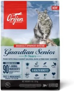 ORIJEN Six Fish Dry Cat Food, Grain Free Cat Food For All Life Stages, With WholePrey Ingredients, 4lb -Greenies Pet Store 41c L03chsL. AC