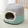 New Winter Deep Sleep Comfort Cat Bed Cats Tent Cozy Cave Capsule Small Dogs Cats House Indoor (Medium,Green) 1 New Winter Deep Sleep Comfort Cat Bed Cats Tent Cozy Cave Capsule Small Dogs Cats House Indoor (Medium,Green) -Greenies Pet Store 41c8xZ62UoL