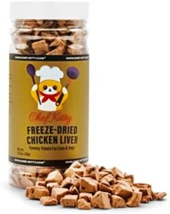 Chef Kitty - Premium Freeze Dried Cat Treats Chicken Liver 3.5oz -Greenies Pet Store 41cfG1ZFBCL. AC