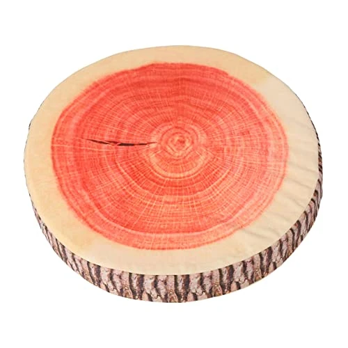 HEEPDD Cat Cushion Bed Round Soft Warm Removable Cover Lifelike Stump Shape Kitten Sleeping Bed For Pu 3 HEEPDD Cat Cushion Bed Round Soft Warm Removable Cover Lifelike Stump Shape Kitten Sleeping Bed For Pu