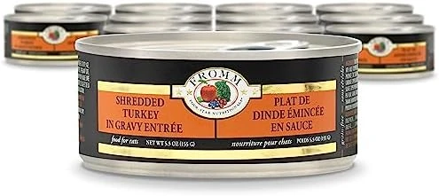Fromm Four-Star Nutritionals Surf & Turf In Gravy Entrée - Premium Wet Cat Food - Chicken Recipe - Case Of (12) 5.5 Oz Cans 10 Fromm Four-Star Nutritionals Surf & Turf In Gravy Entrée - Premium Wet Cat Food - Chicken Recipe - Case Of (12) 5.5 Oz Cans - Image 8