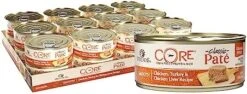 Wellness CORE Grain-Free Wet Kitten Food, Natural Canned Food For Cats, Made With Real Meat (Kitten, Turkey & Chicken Liver, 3 Oz Can, 12 Pack) -Greenies Pet Store 41g0u7HTcPL. AC 1