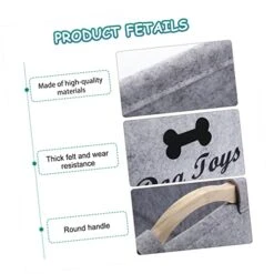 4 Pcs Gift Small Toy Blankets Organizing Chest Wood Cube Basket Black Bins Leashes Collapsible Container Puppy Countertop Rope Cat For Home Laundry Handles Apparel& Accessory -Greenies Pet Store 41gZkuojveL