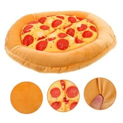 Balacoo Cat Beds 4pcs Cat Nest Outdoor Mattress Outdoor+mats Indoor+mat Cat Beds For Outdoor Cats Pizza Pet Bed Cloth Warming Cat Bed Indoor Cat Kennel Small Cat Bed Winter -Greenies Pet Store 41hsiy6JZnL