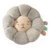 JENPECH Round Flower Shape Plush Cats Bed House Cats Mat Winter Warm Sleeping Cats Nests Soft Dog Basket Pet Cushion Portable Pet Supplies Grey L -Greenies Pet Store 41jKDiihYoL