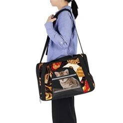 Pet Carrier Russian Doll Cuisine Food Pattern Soft-Sided Pet Travel Carriers For Cats,Dogs Puppy Comfort Portable Foldable Pet Bag Airline Approved -Greenies Pet Store 41jwPlPKaRS