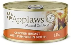 Applaws Natural Wet Cat Food, 16 Pack, Limited Ingredient Food For Cats, Chicken Selection Variety Pack In Broth, 2.47 Oz Cans -Greenies Pet Store 41kpKrSWwzL. AC
