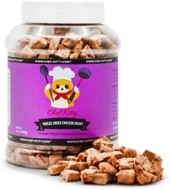 Chef Kitty - Premium Freeze Dried Cat Treats Chicken Heart 1.75oz -Greenies Pet Store 41lEyU2ZJAL. AC