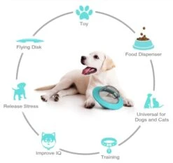 BIAVSI Dog Treat Puzzle Toys - Improve Intelligence Pet Toys Interactive, Slow Food Increase Vitality Dog Food Toy, Dog Toy Feeder, Suitable For All Small Breeds Of Dogs And Cats -Greenies Pet Store 41lidYfH2bL