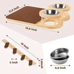 Cat Wall Shelves, Cat Feeding Shelf With Steps- Include Cat Food Shelf, 2 Cat Food Bowl And Cat Ladder, Wall Mounted Cat Feeder Shelf, Cat Furniture Wall For Indoor Playtime And Relaxation 13 Cat Wall Shelves, Cat Feeding Shelf With Steps- Include Cat Food Shelf, 2 Cat Food Bowl And Cat Ladder, Wall Mounted Cat Feeder Shelf, Cat Furniture Wall For Indoor Playtime And Relaxation -Greenies Pet Store 41lyvcE1ubL