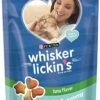 Purina Whisker Lickin's Cat Treats, Crunchy & Yummy Tuna Flavor - (4) 10 Oz. Pouches -Greenies Pet Store 41mYiztcWAL