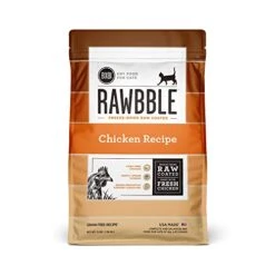 BIXBI Rawbble Dry Food Chicken Recipe For Cats, 3lb