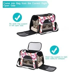 Pet Carrier Color Seafood Pattern Soft-Sided Pet Travel Carriers For Corgi,Cats,Dogs Puppy Comfort Portable Foldable Pet Bag Airline Approved 20 Pet Carrier Color Seafood Pattern Soft-Sided Pet Travel Carriers For Corgi,Cats,Dogs Puppy Comfort Portable Foldable Pet Bag Airline Approved -Greenies Pet Store 41mq76CFy1L
