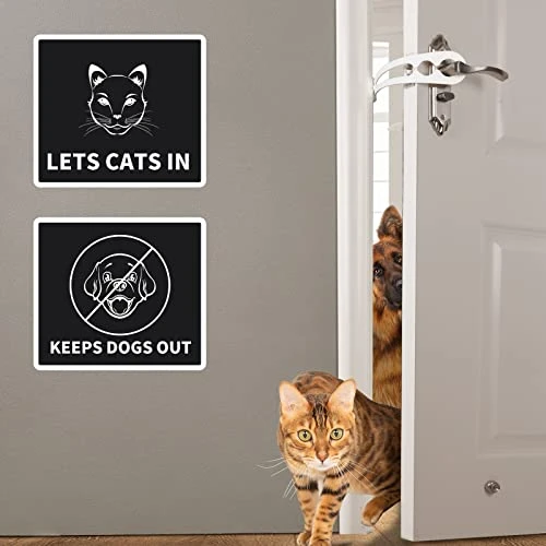 Cat Door Stopper - Ellasdan Cat Door Holder Dog Door Keeps Dogs & Kids Out Of Litter & Food, Cat Door Interior Door, Flexible Cat Door Latch (2 Packs) 5 Cat Door Stopper - Ellasdan Cat Door Holder Dog Door Keeps Dogs & Kids Out Of Litter & Food, Cat Door Interior Door, Flexible Cat Door Latch (2 Packs) - Image 3